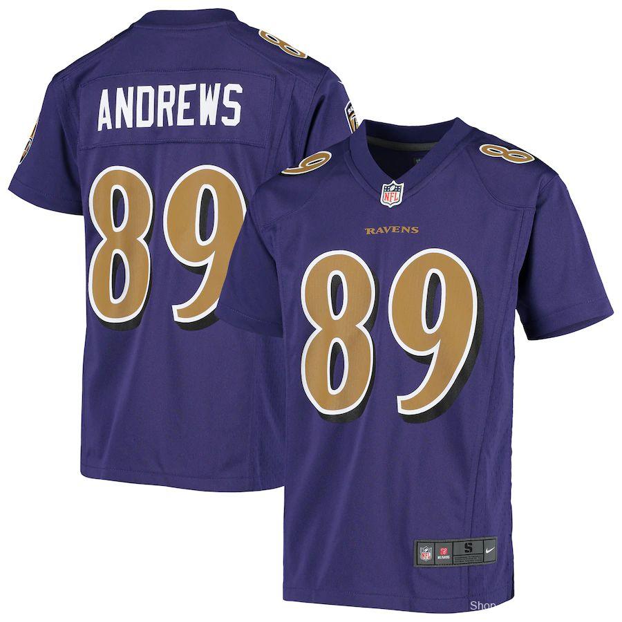 Youth Mark Andrews Purple Rush Player Limited Team Jersey