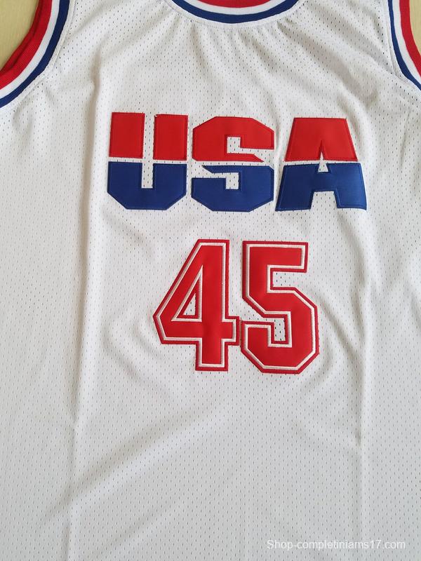 Donald Trump 45 USA Basketball Jersey