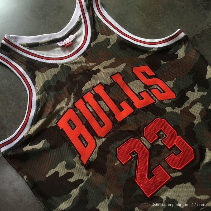 Men's Michael Jordan Camouflage Retro Classic Team Jersey