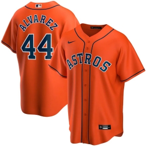 Youth Yordan Alvarez Orange Alternate 2020 Player Team Jersey