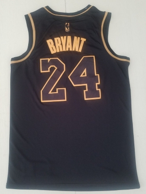 Kobe Bryant 24 Black Golden Edition Jersey