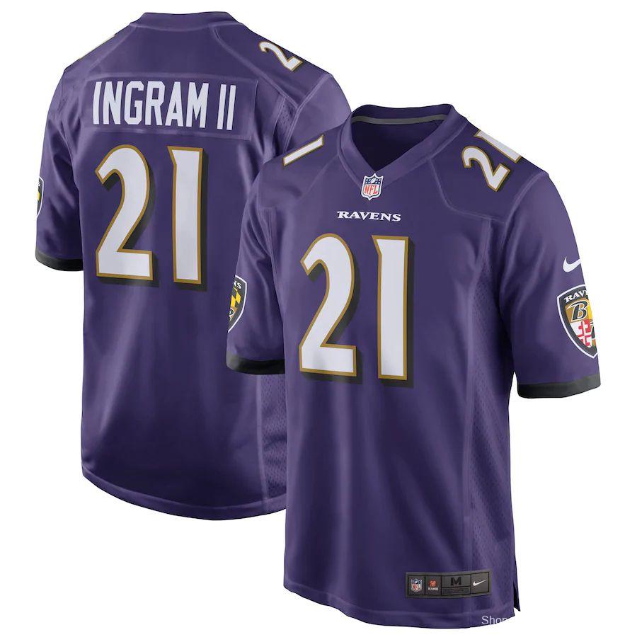 Men's Mark Ingram Purple Player Limited Team Jersey