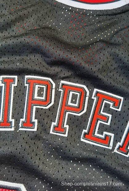 Men's Scottie Pippen Black Retro Classic Team Jersey