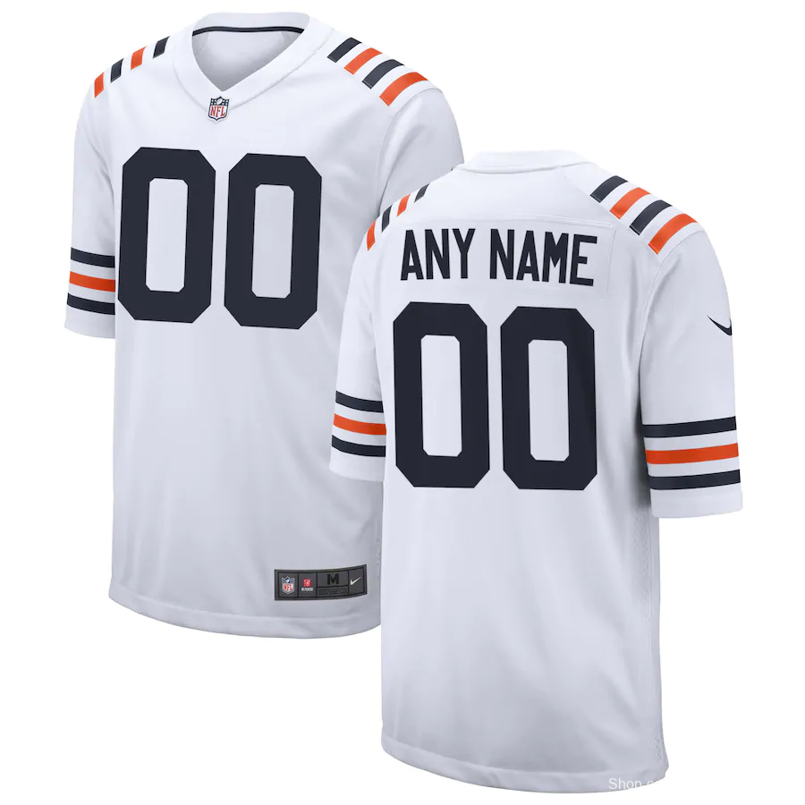Youth 2019 Alternate White Classic Custom Game Team Jersey