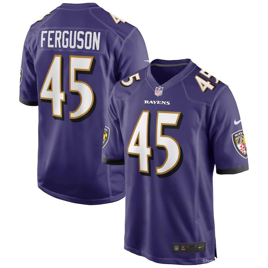 Men's Jaylon Ferguson Purple Player Limited Team Jersey