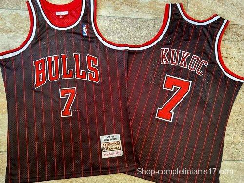 Men's Toni Kukoc Black Retro Classic Team Jersey