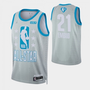 Adult 2022 All-Star Joel Embiid Gray Jersey