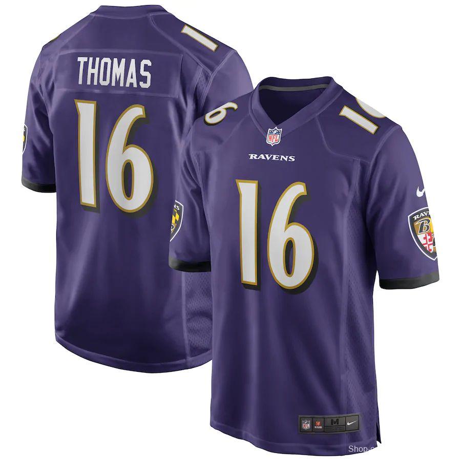 Men's De'Anthony Thomas Purple Player Limited Team Jersey