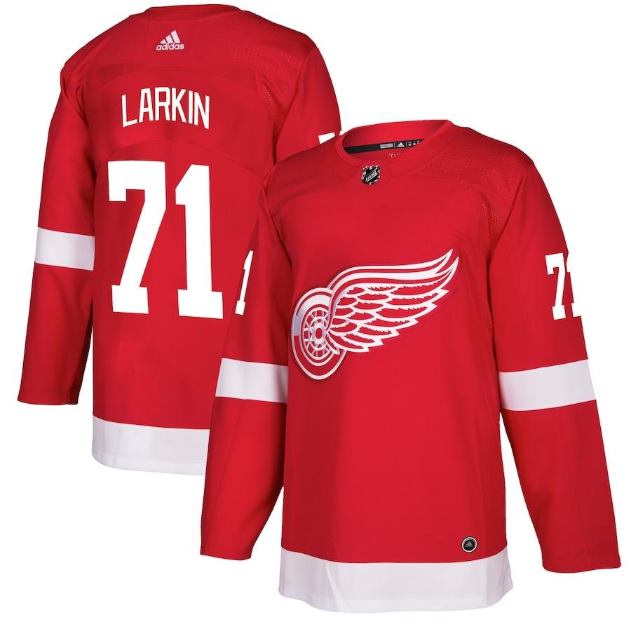 Men's Dylan Larkin Red Player Team Jersey