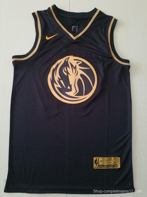 Luka Dončić 77 Black Golden Edition Jersey