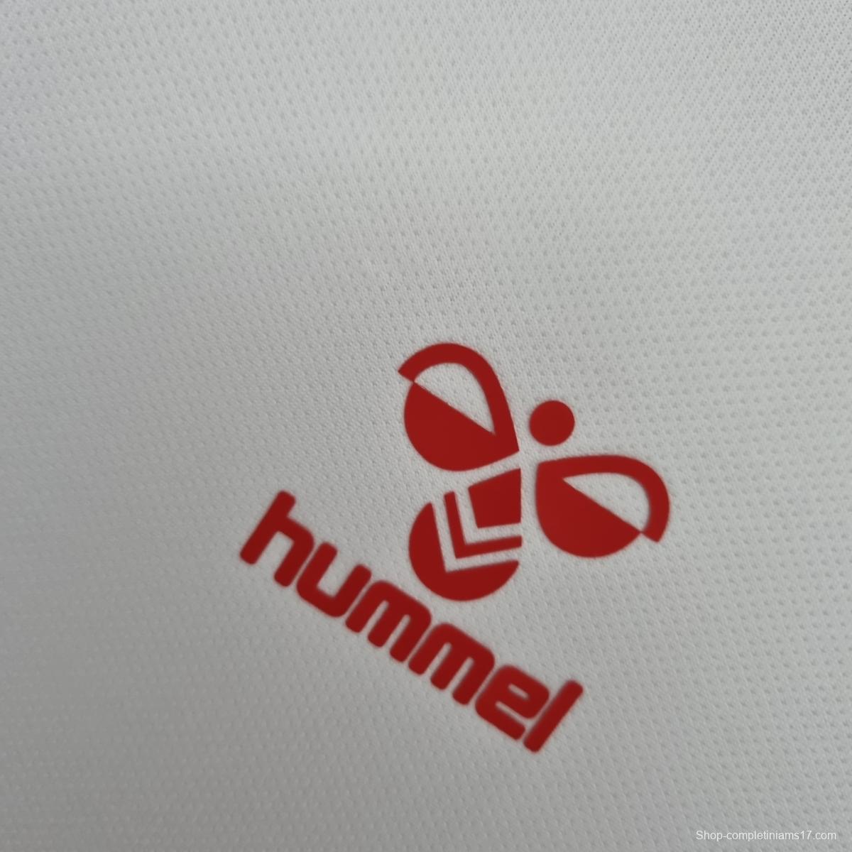 2022 Denmark Hummel x BLS Hafnia Limited Edition White Soccer Jersey