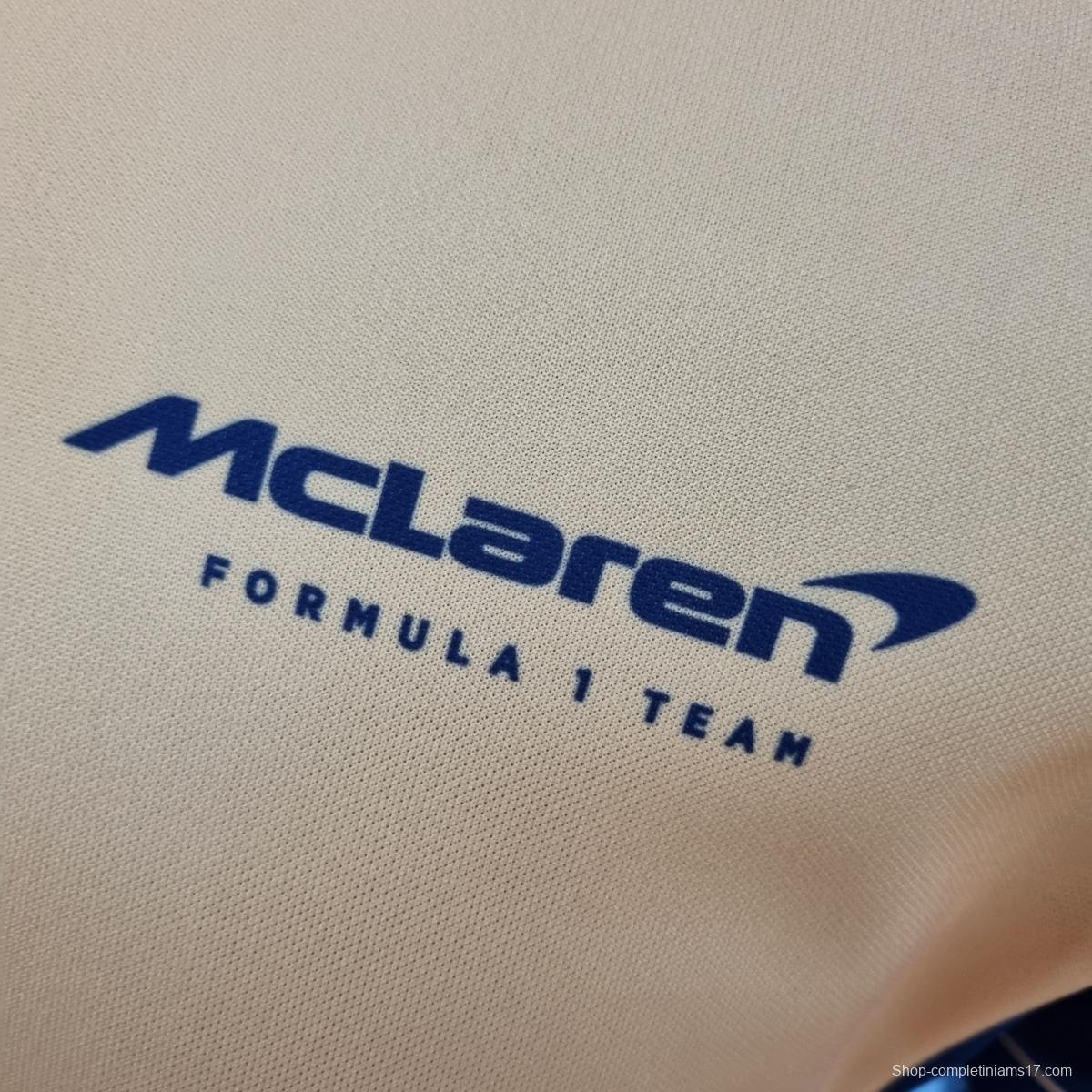 2022 F1 Formula One; McLaren POLO