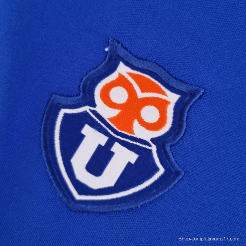 Retro 2011 Long Sleeve Universidad De Chile Home Soccer Jersey