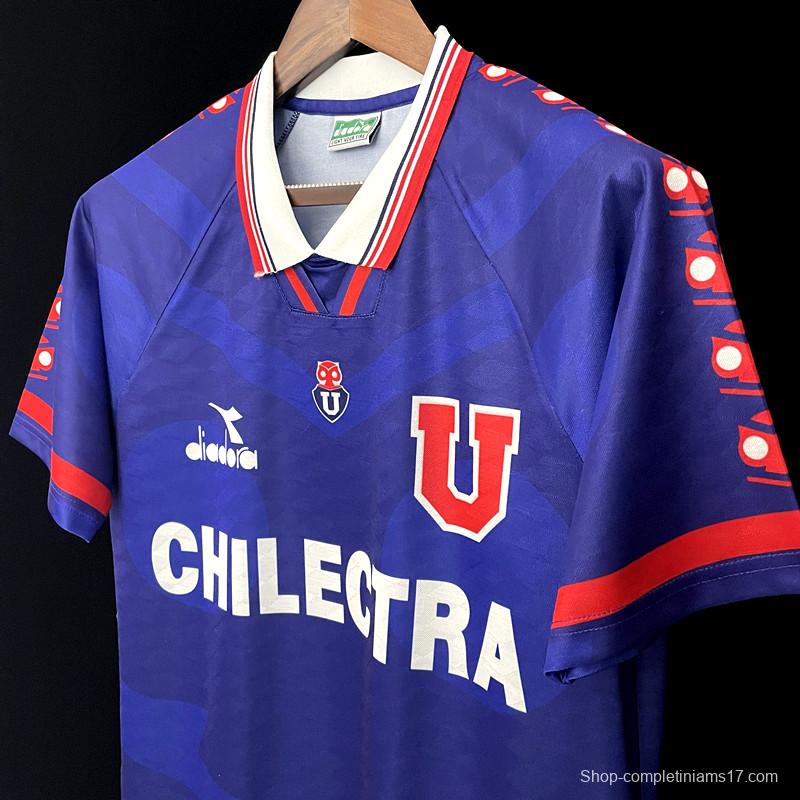 Retro 96 97 Universidad de Chile Home Soccer Jersey