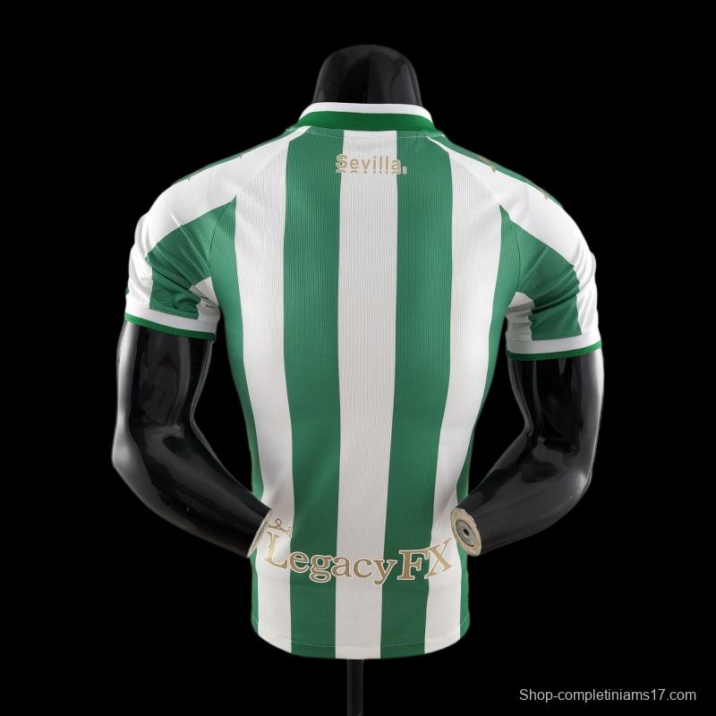 Player Version 22/23 Real Betis King's Cup Version Home Soccer Jersey