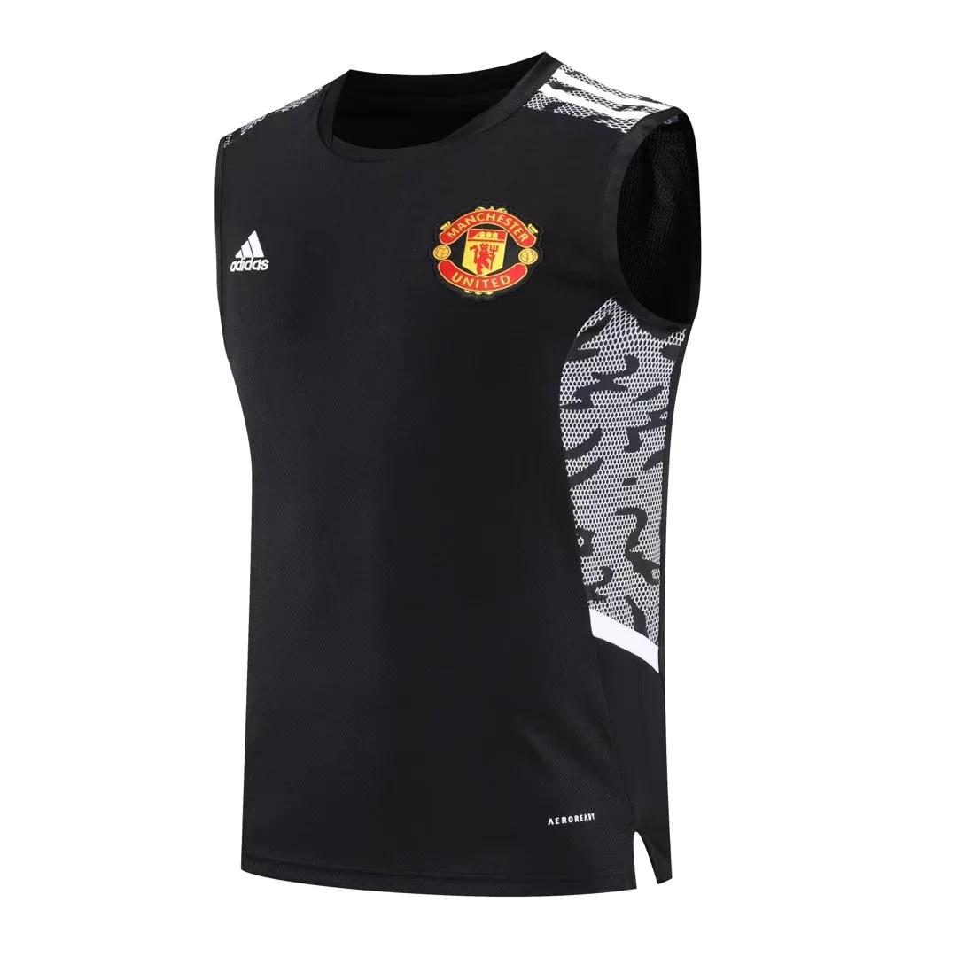 22/23 Manchester United Pre-Training Jersey Black Vest