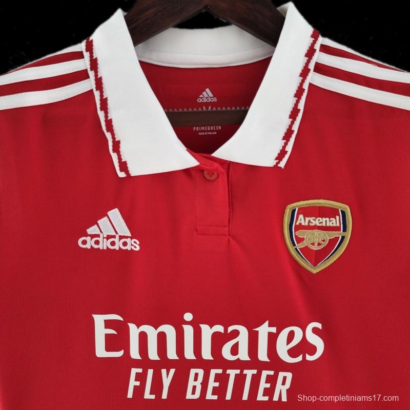 22/23 Women Arsenal Home Soccer Jersey