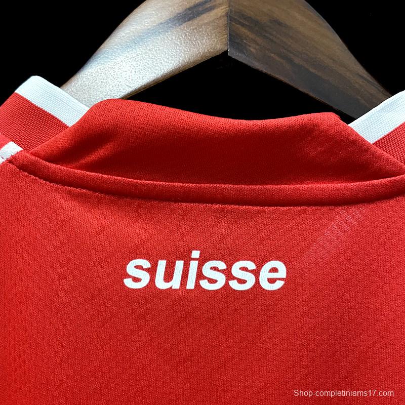 2022 Switzerland Home Soccer Jersey