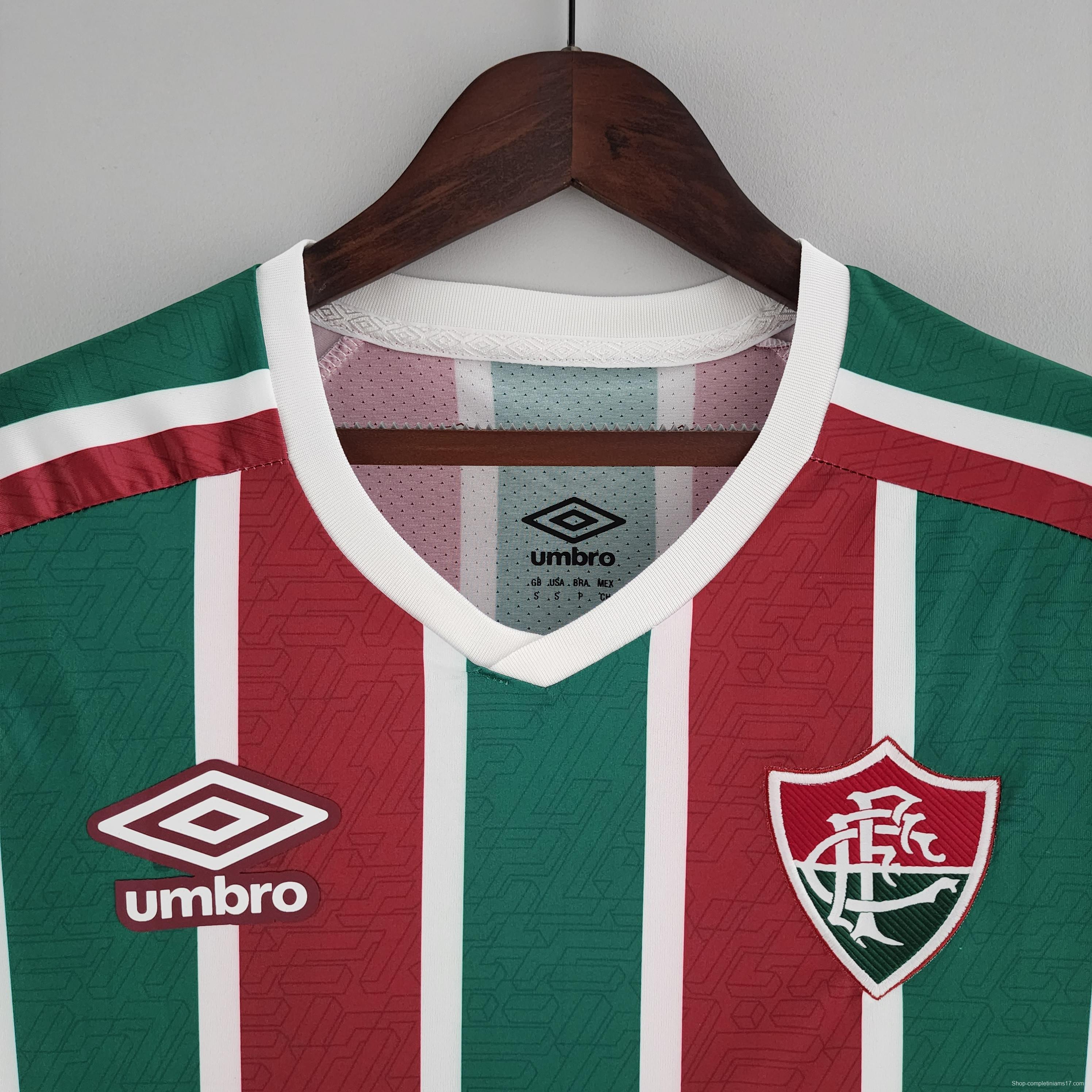 2022 Woman Fluminense Home Soccer Jersey