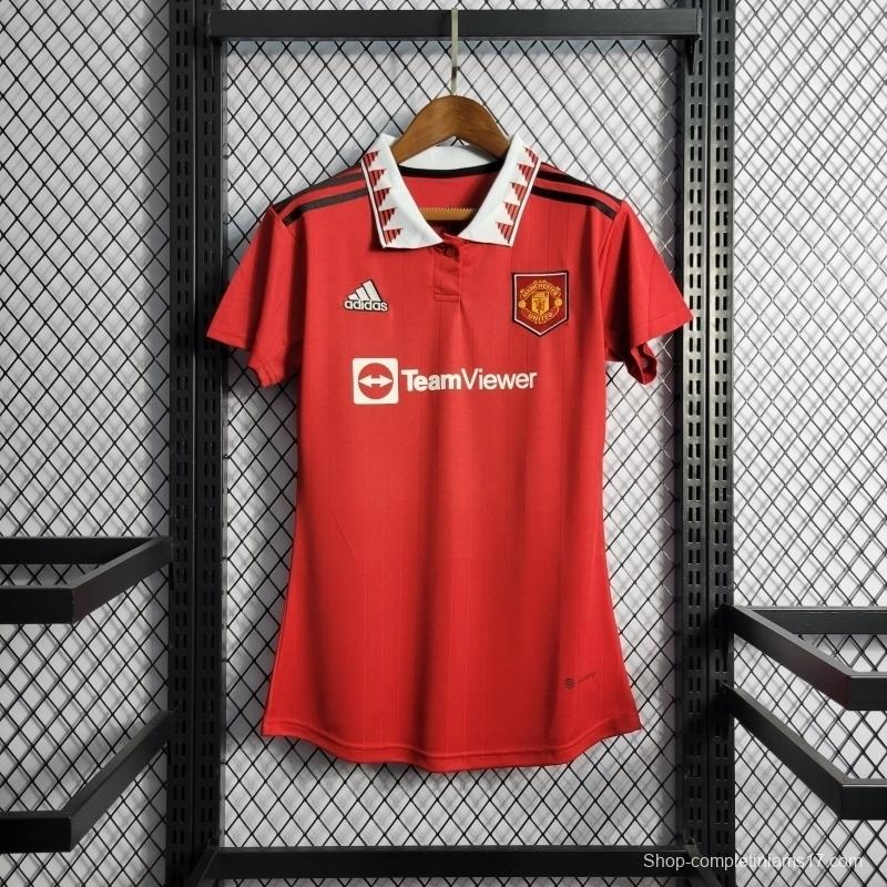 22/23 Woman Manchester United Home S Soccer Jersey