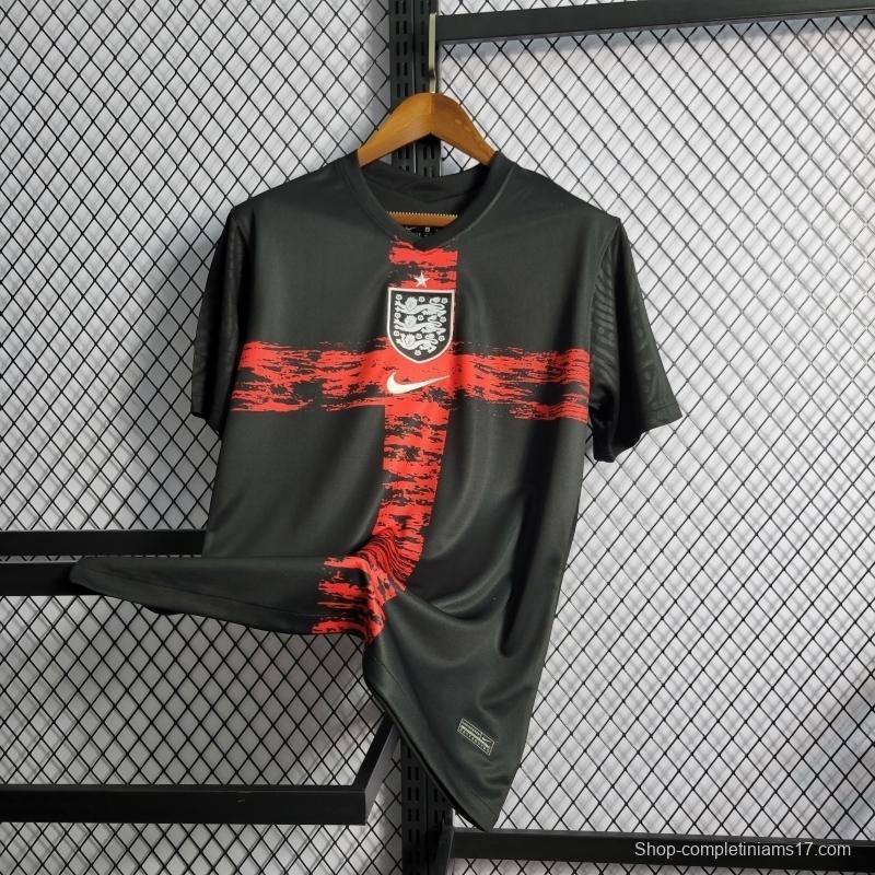 2022England Pre-Game Black Jersey