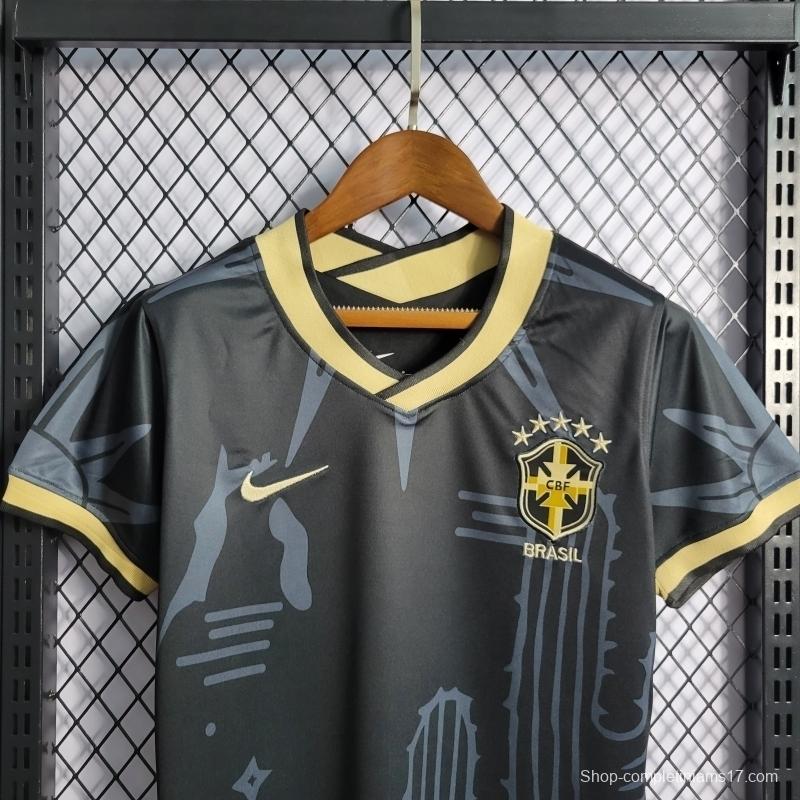 2022 Brazil Women Black Jersey