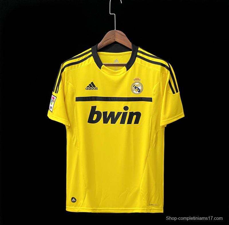 Retro 11/12 Real Madrid Goalkeeper Yellow Jersey