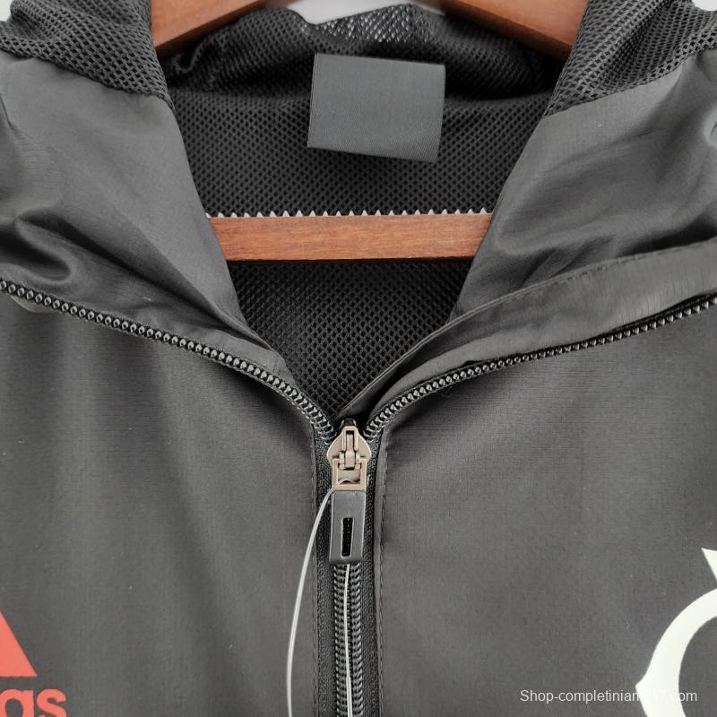 2022 Flamengo Windbreaker Black