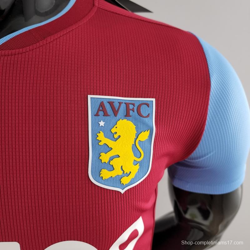 Player Version 22/23 Aston Villa Home Soccer Jersey