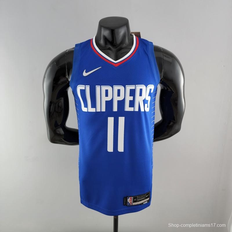 75th Anniversary WALL#11 Los Angeles Clippers NBA Jersey Blue