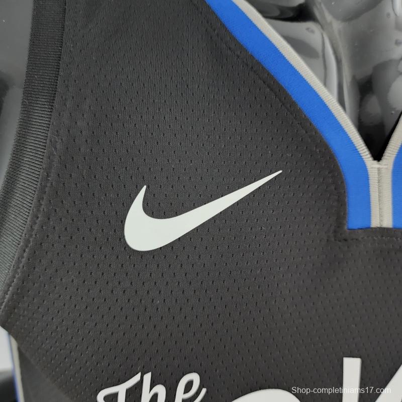 2020 DURANT #35 Warriors City Edition Black &amp; Grey NBA Jersey