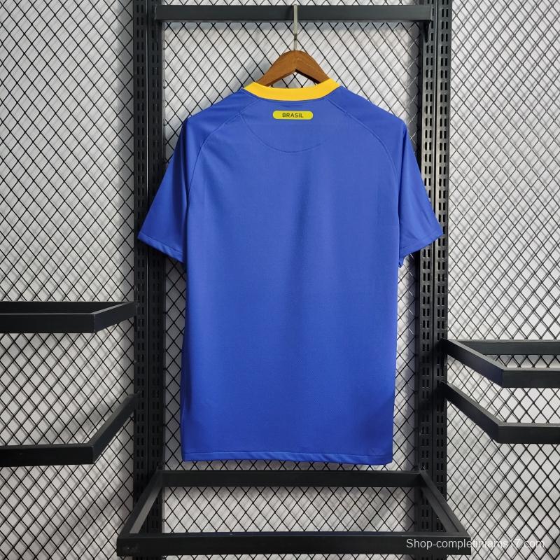 Retro 2010 Brazil Away Soccer Jersey