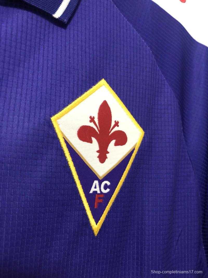 Retro 98/99 Fiorentina Home Soccer Jersey