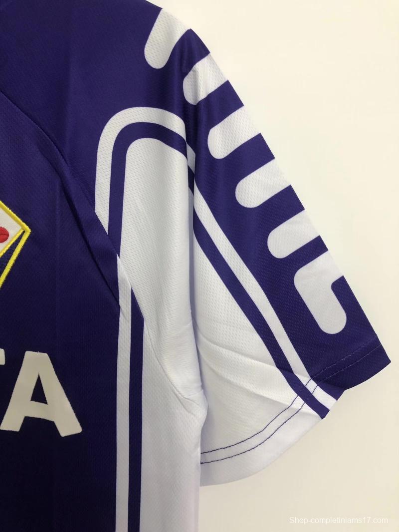 Retro 99/00 Fiorentina Home Soccer Jersey