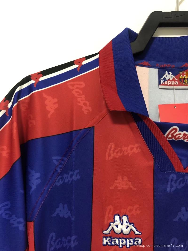 Retro 96/97 Barcelona Home Soccer Jersey