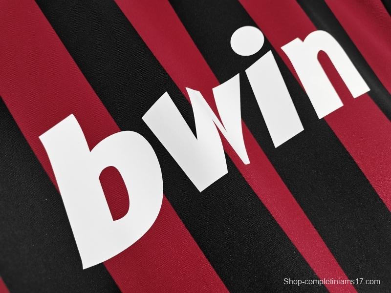 Retro 2009/10 AC Milan Home Soccer Jersey