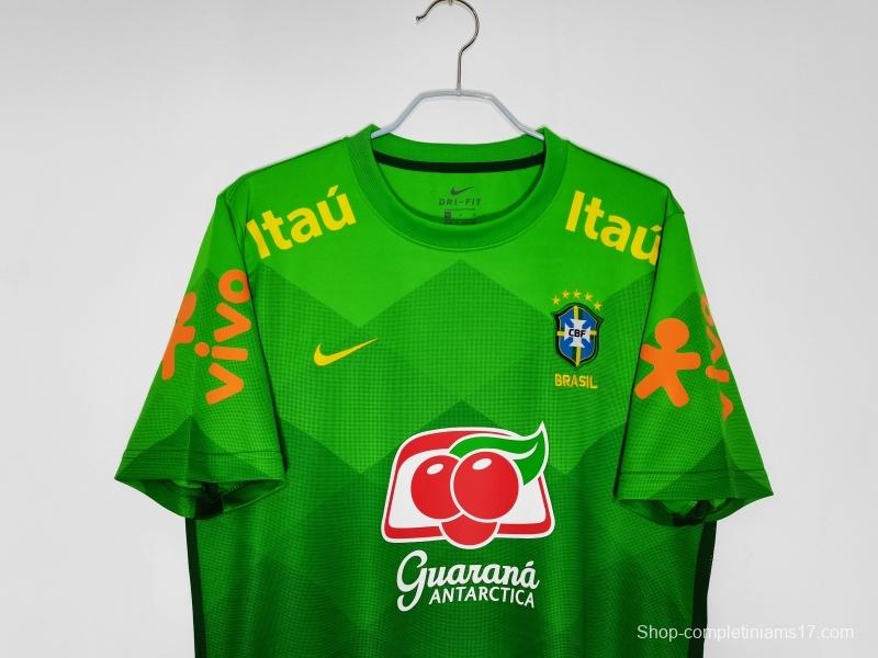 Retro 2020 Brazil Green Training Jersey