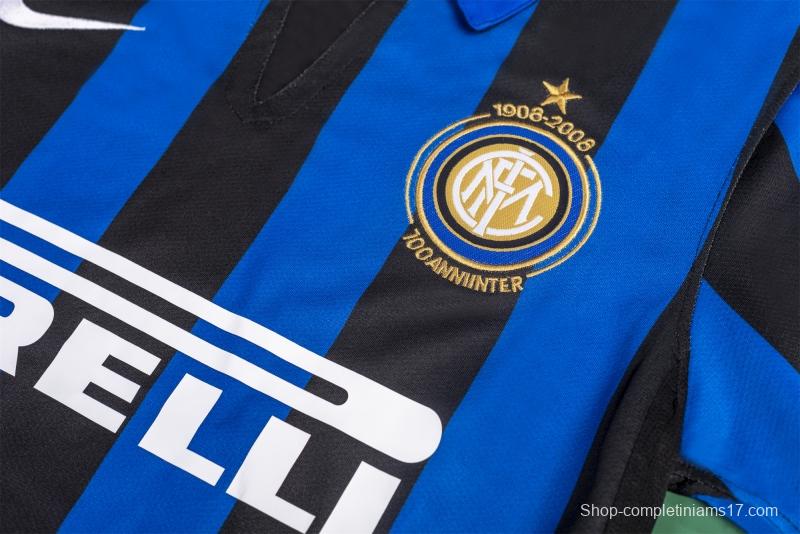 RETRO 07/08 Inter Milan Home Soccer Jersey