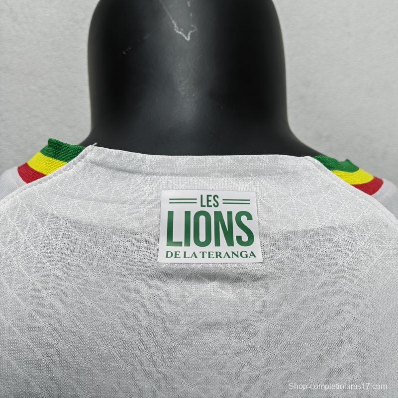 Player Version 2022 Senegal Home Soccer Jersey