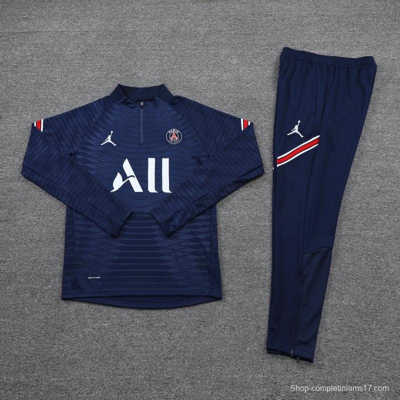 2022 PSG Navy Half Zipper Tracksuit