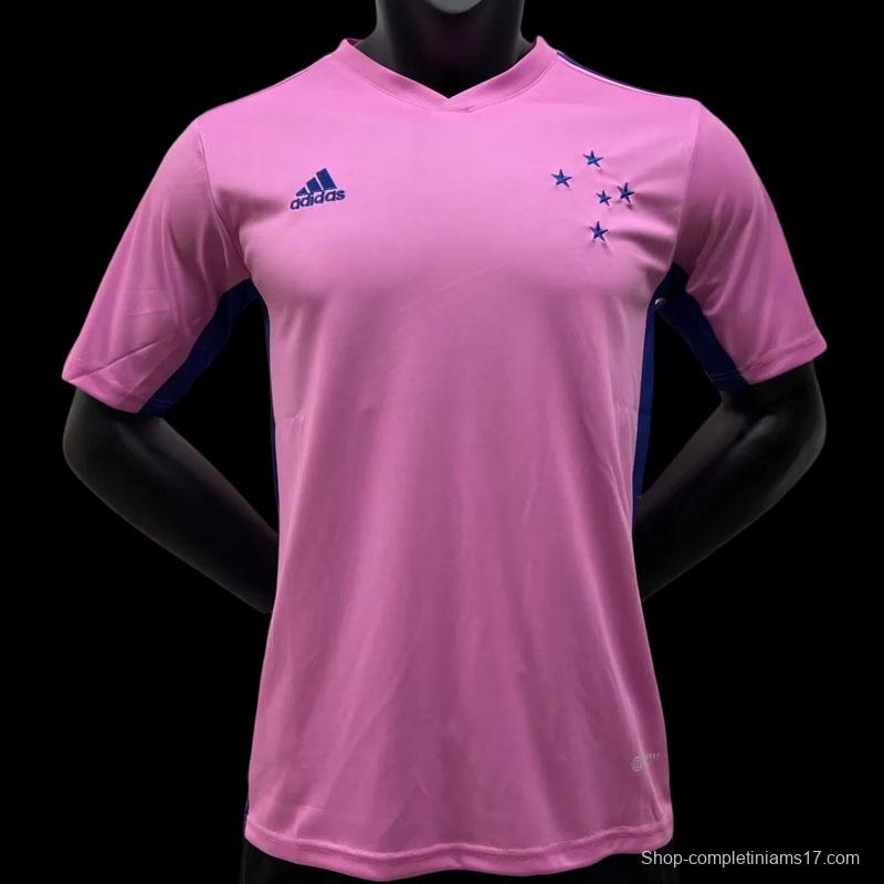 22/23 Cruzeiro Pink October Jersey