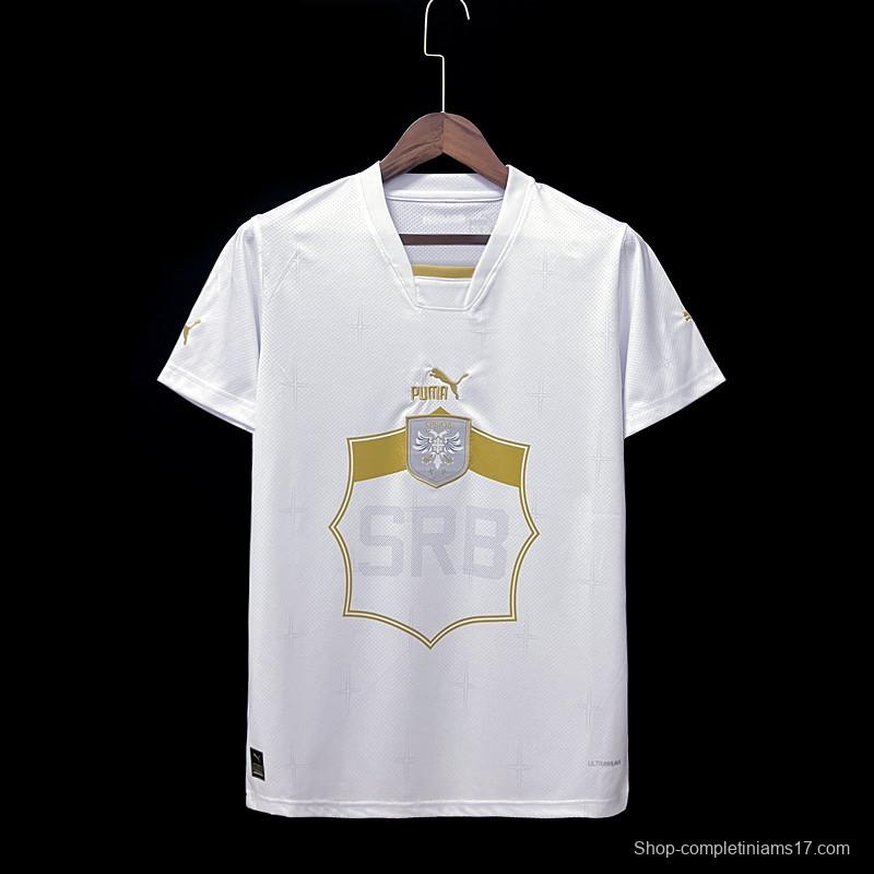 2022 Serbia Away White Jersey