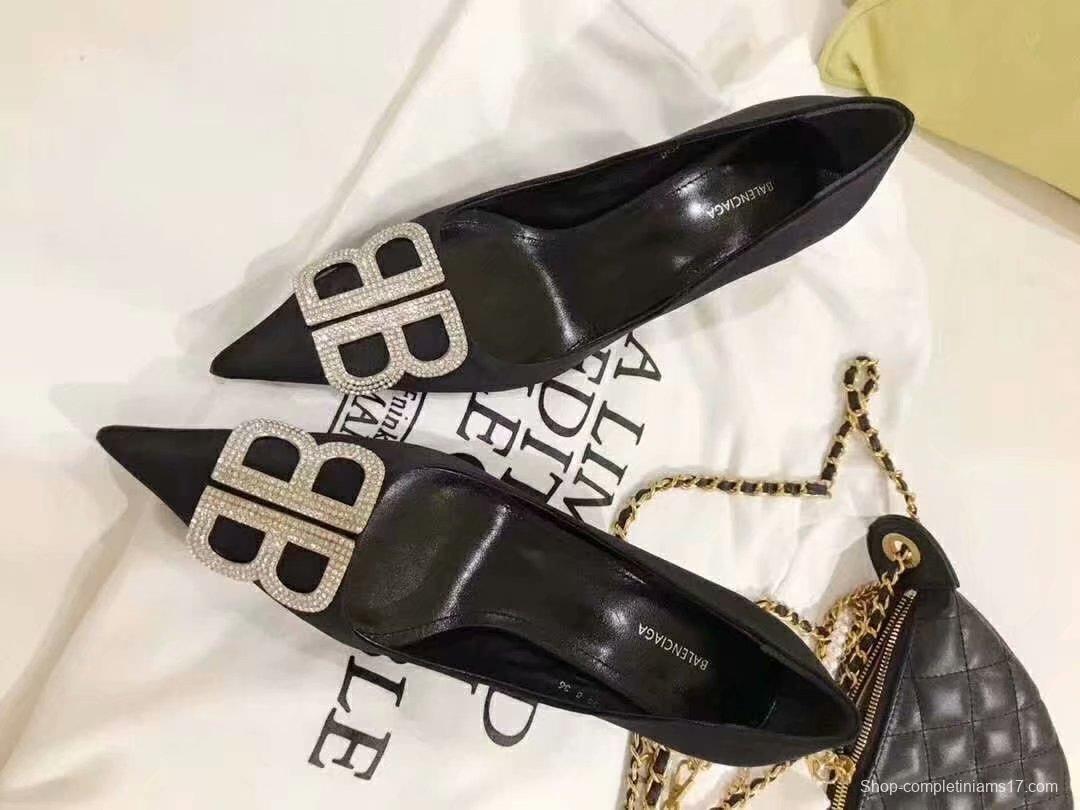 2 Color Women Balenciaga High Heels Shoes