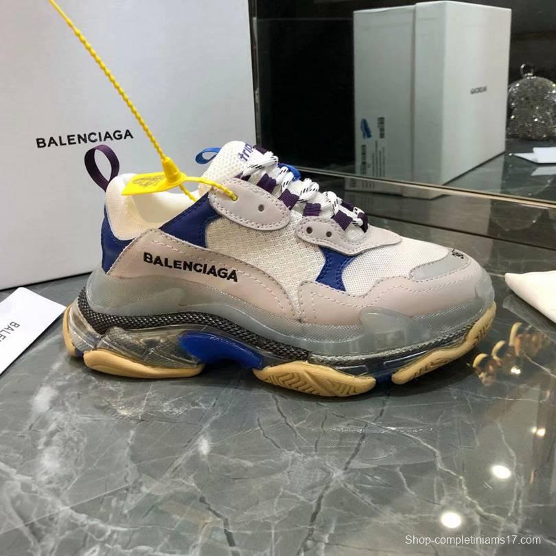 Men/Women Balenciaga Triple S  Sneaker Khaki