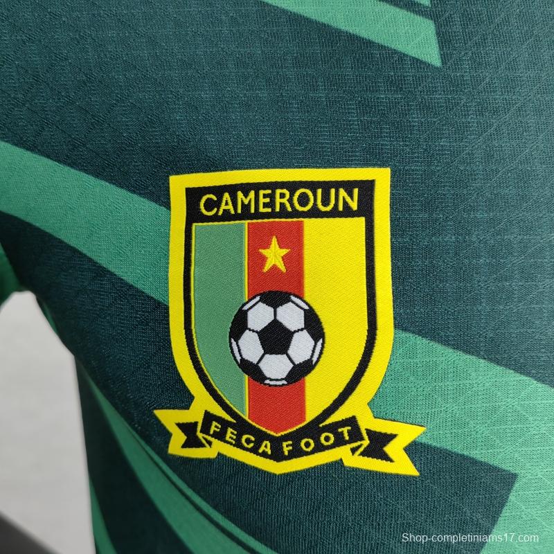 Player Version 2022 Cameroon Home Green Jersey