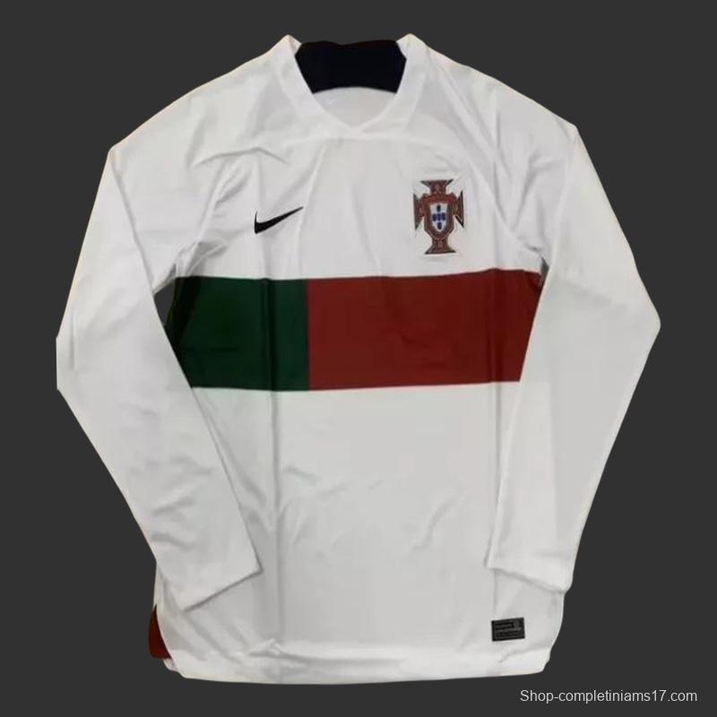 2022 Portugal Away Long Sleeve Jersey