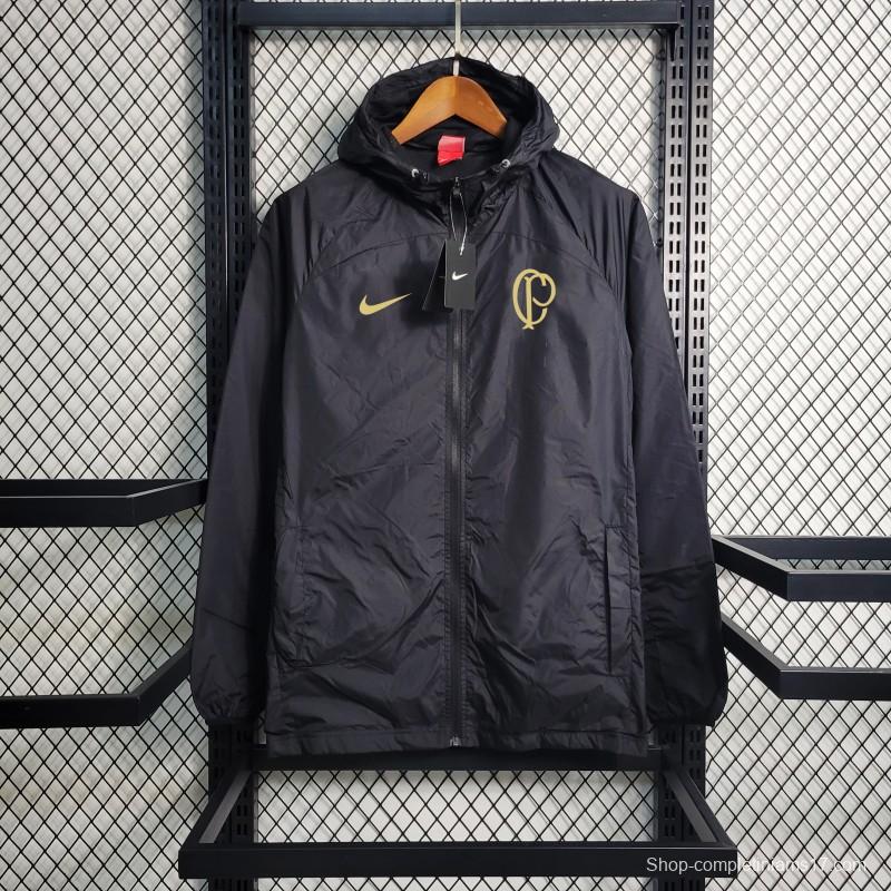 23-24 Corinthians Black Windbreaker