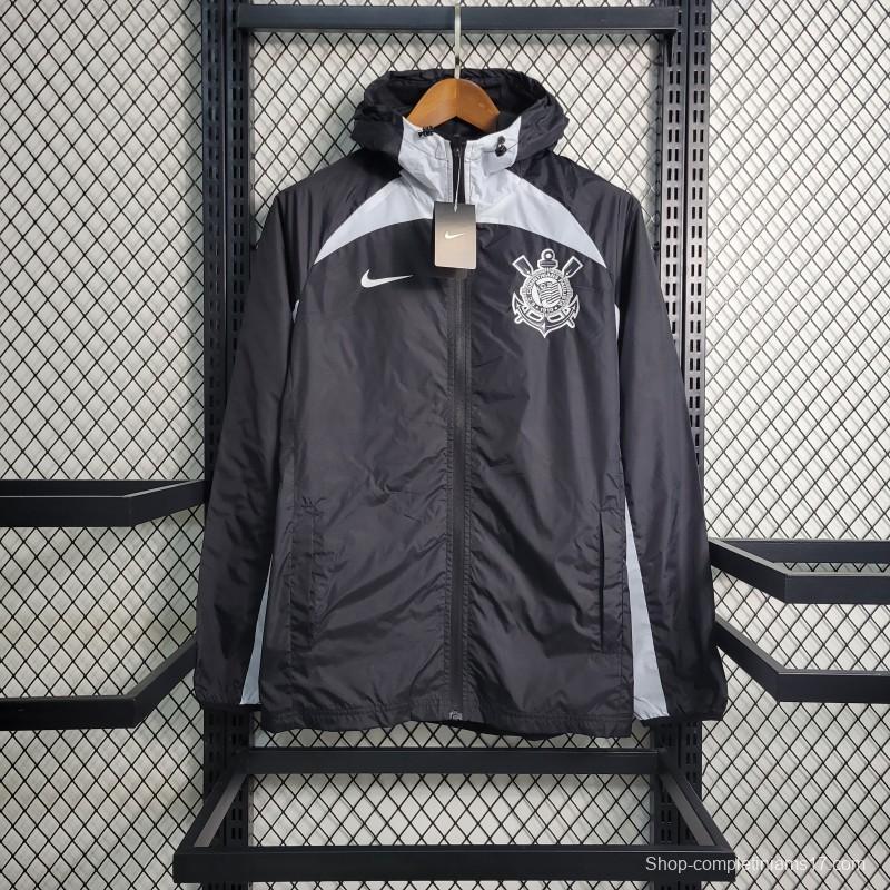 22-23 Corinthian Black Windbreaker