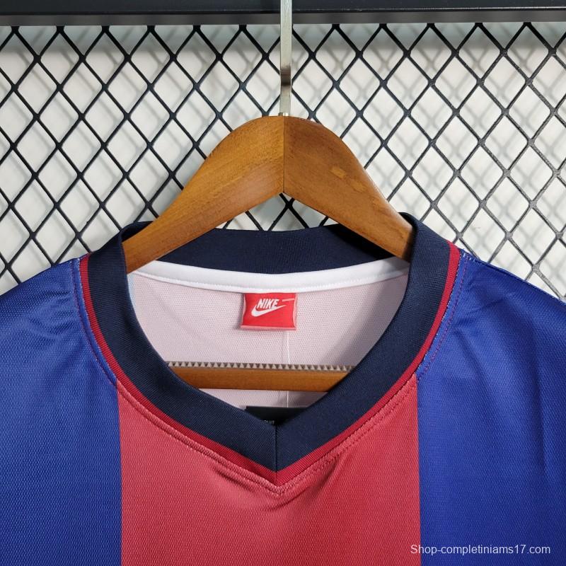 Retro 98-99 Barcelona Home Soccer Jersey