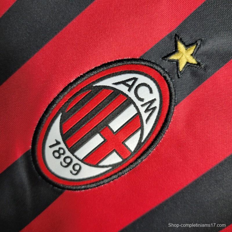 Retro 16-17 AC Milan Home Soccer Jersey